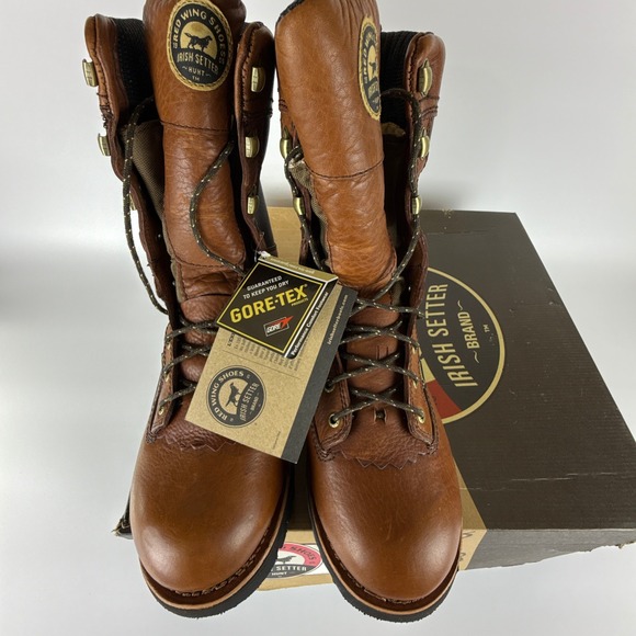 Irish Setter Elk Tracker 882 Men Hunting Boots 600g Insulated Brown Leather 8 E2 - Picture 7 of 16